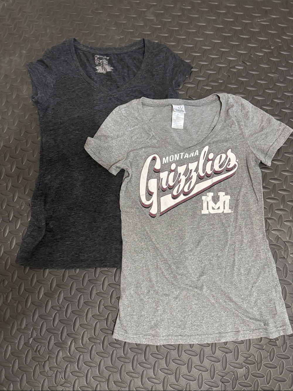 Montana Grizzlies Gray Graphic Short Sleeve Tee - 2 Women's Tees